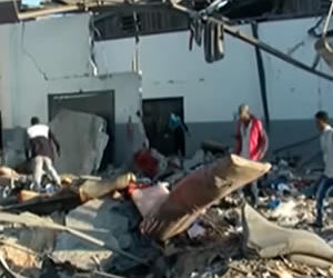 Libya: Khalifa Haftar warplane kills 40 migrants who were jailed in a detention centerF