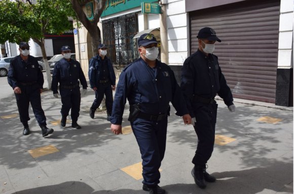 Algeria police have nothing to police. Photo Khaled Drareni.