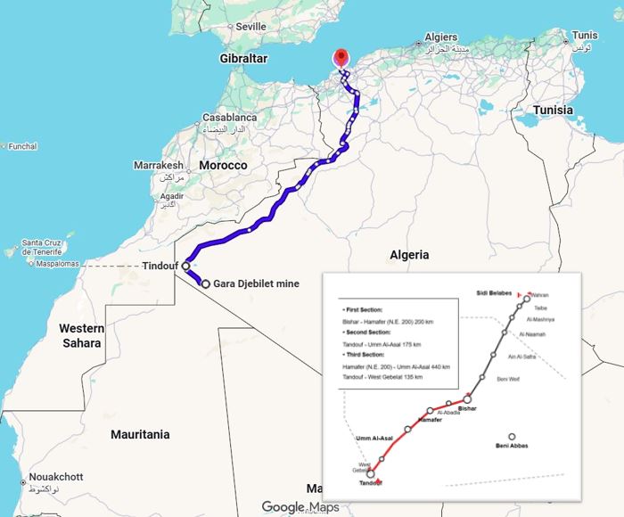 Algeria’s 2,000‑Kilometer Mining Corridor: Rail, Iron Ore, and the Road to the Mediterranean